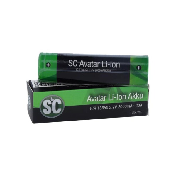 SC 18650er Akku 2000 mAh - 3,7 V