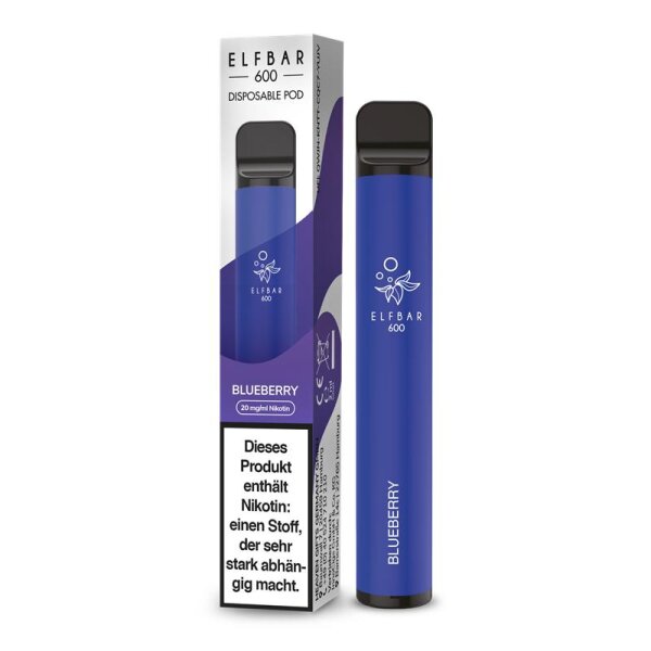 Elfbar Blueberry 600 CP Einweg Vape 20mg