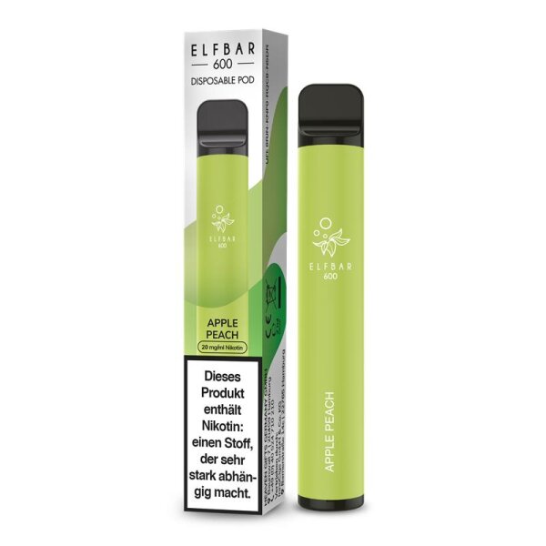 Elfbar 600 Einweg Vape - Apple Peach 20mg (SB)