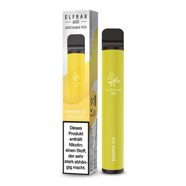 Elfbar 600 Einweg Vape - Banana Ice 20mg (SB)