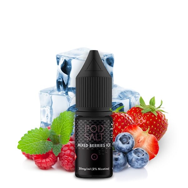 POD SALT Mixed Berries Ice Nikotinsalz Liquid 10ml - Nikotinmenge: 20mg