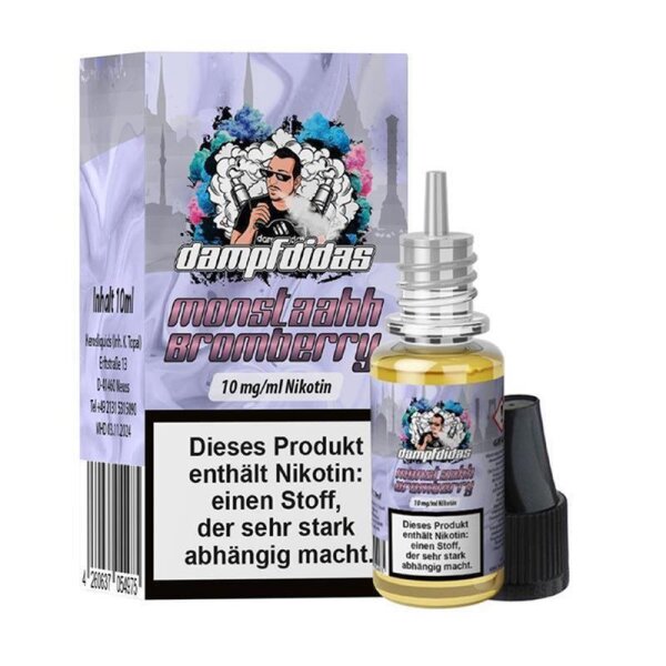 DAMPFDIDAS Monstaahh Bromberry Nikotinsalz Liquid 10 ml (SB)