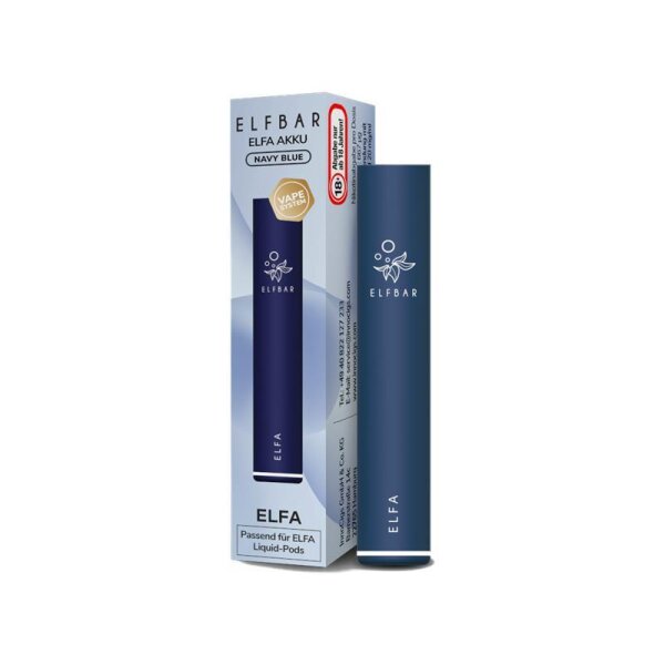 Elf Bar Elfa - 500mAh Akku (Basisger&auml;t) Navy Blue