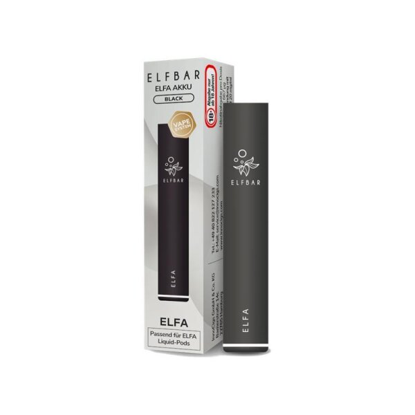 Elf Bar Elfa - 500mAh Akku (Basisgerät) Black