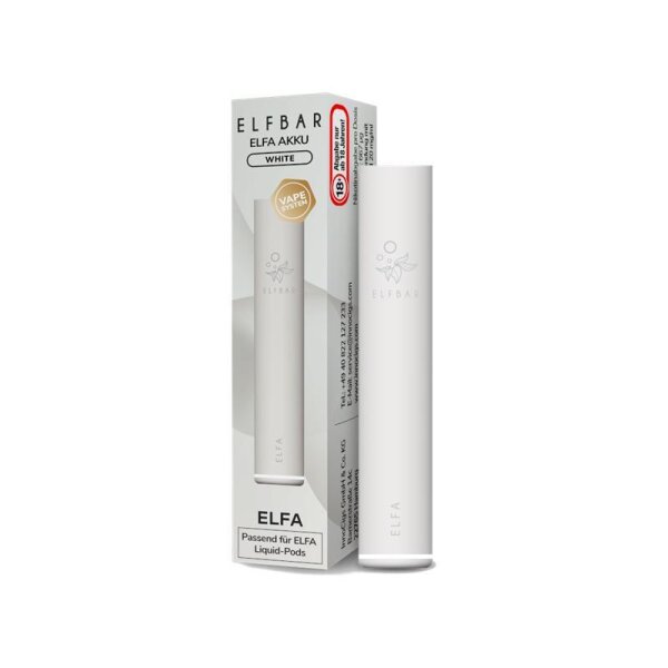 Elf Bar Elfa - 500mAh Akku (Basisgerät) White