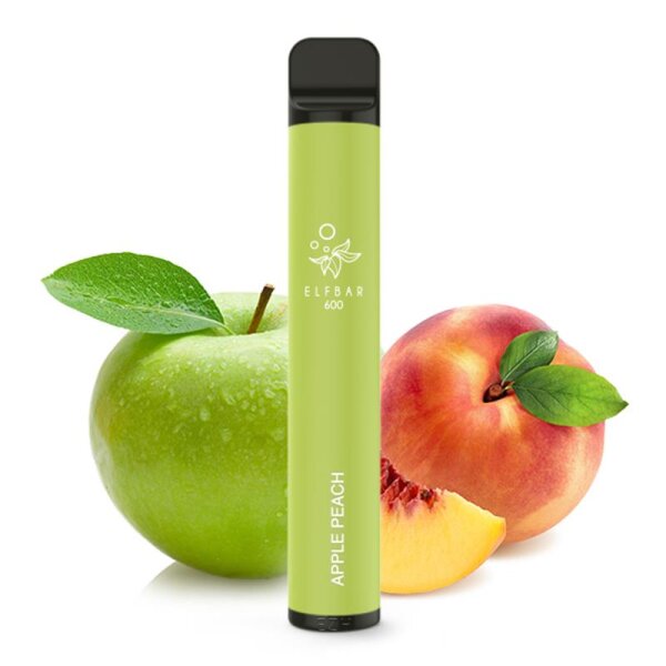 Elfbar 600 CP Einweg Vape - Apple Peach 20 mg/ml (SB)