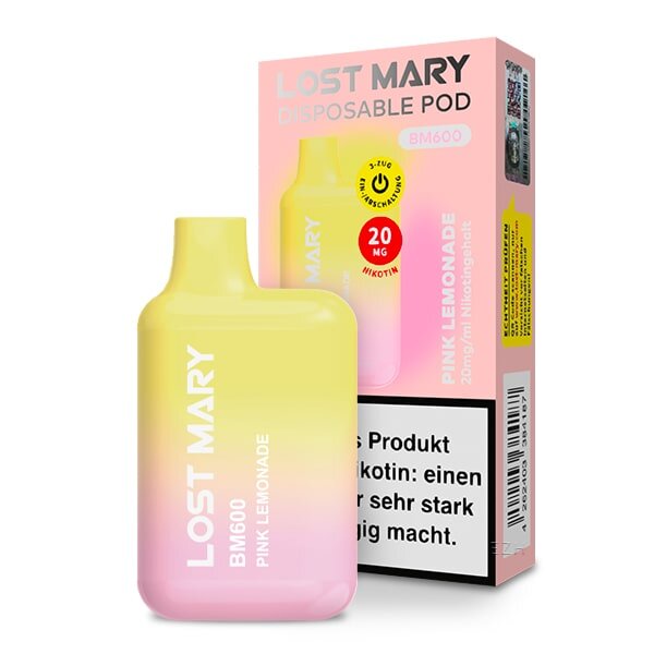 ELF BAR - LOST MARRY BC 600 Einweg E Zigarette Pink Lemonade 20mg (SB)