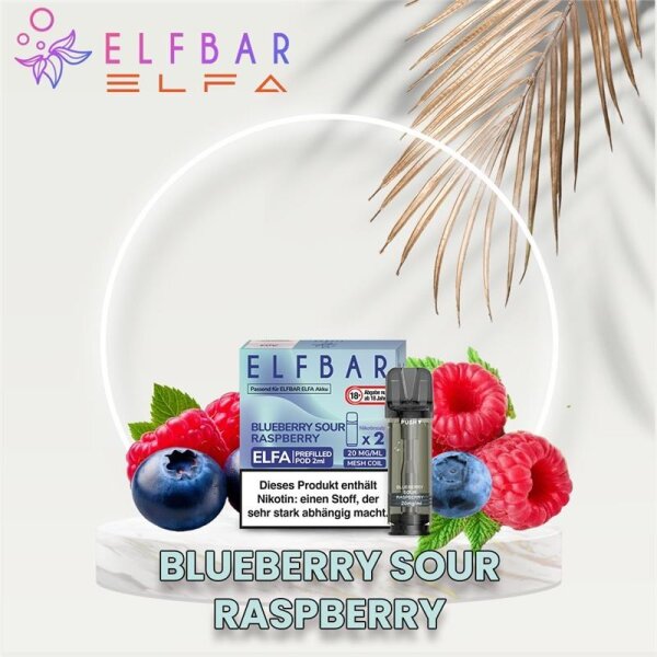 ELF BAR - ELFA Prefilled Pod (2 St&uuml;ck) Blueberry...