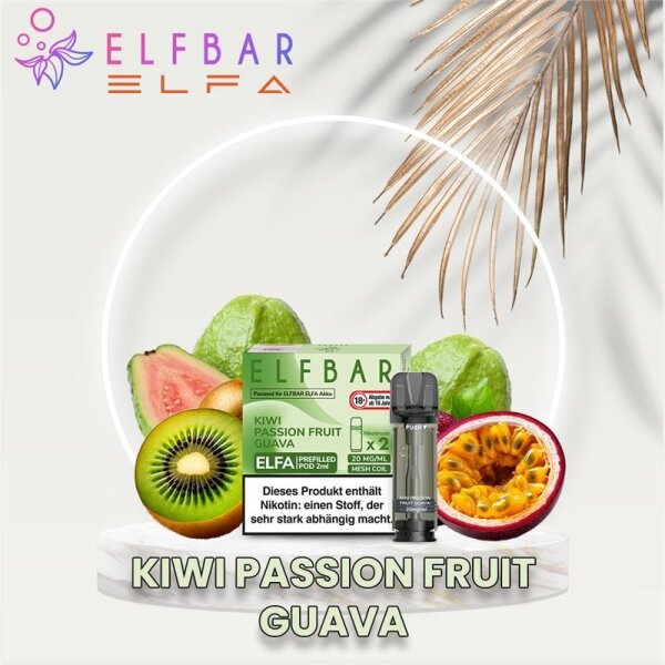 ELF BAR - ELFA Prefilled Pod (2 St&uuml;ck) Kiwi...