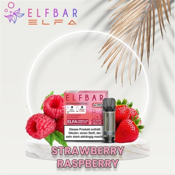 ELF BAR - ELFA Prefilled Pod (2 St&uuml;ck) Strawberry...