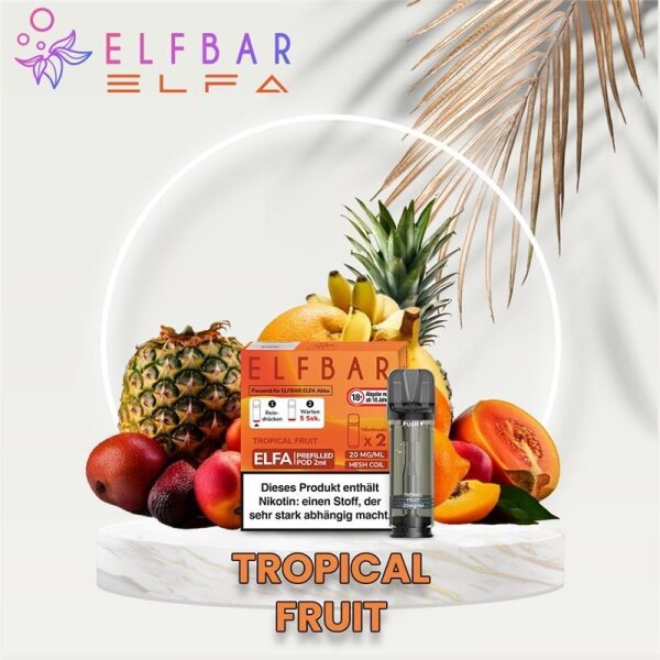 ELF BAR - ELFA Prefilled Pod (2 St&uuml;ck) Tropical...