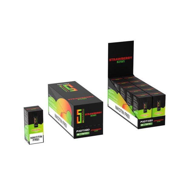 5 EL - Pod2Go Prefilled Pod  Strawberry Kiwi 0 mg/ml