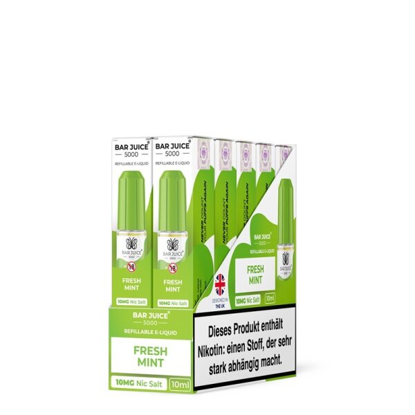 Bar Juice 5000 NicSalt Liquid 10 ml Fresh Mint 10 MG