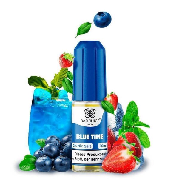 Bar Juice 5000 NicSalt Liquid 10 ml Blue Time 20 MG