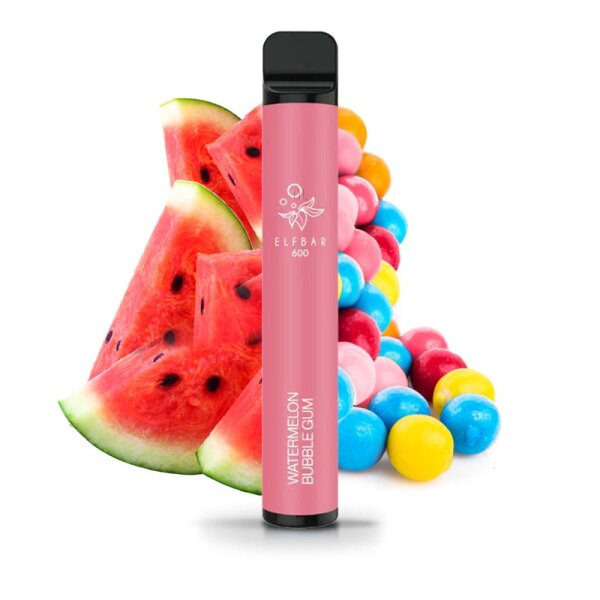 Elfbar 600 CP Einweg Vape - Watermelon Bubble Gum 20 mg/ml (SB)