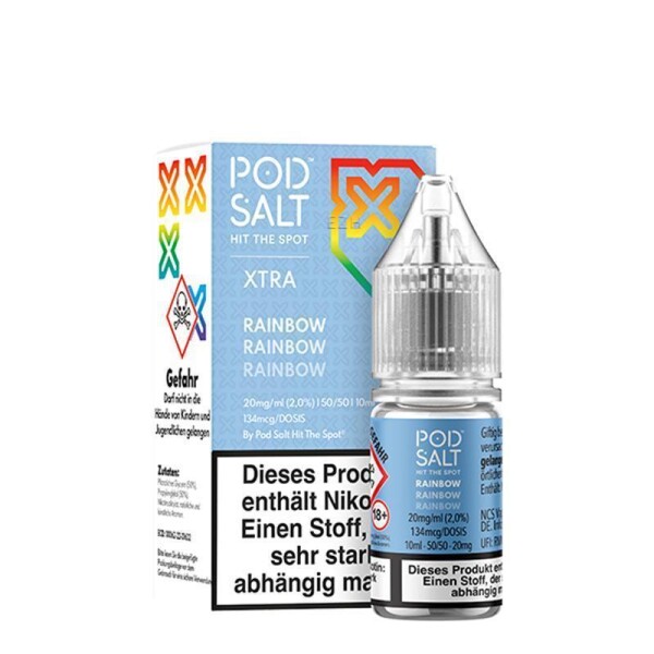 Pod Salt Xtra - 10ml Nikotinsalz Liquid Rainbow 20mg