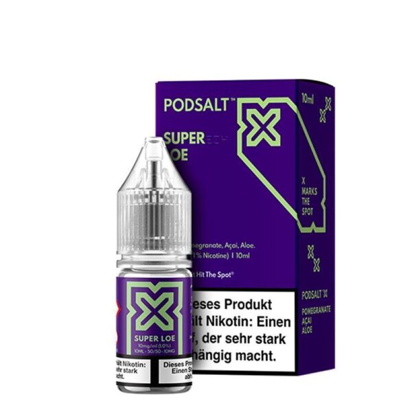 Pod Salt X - Sour Blue Raspberry Nikotinsalz Liquid 10ml 20mg