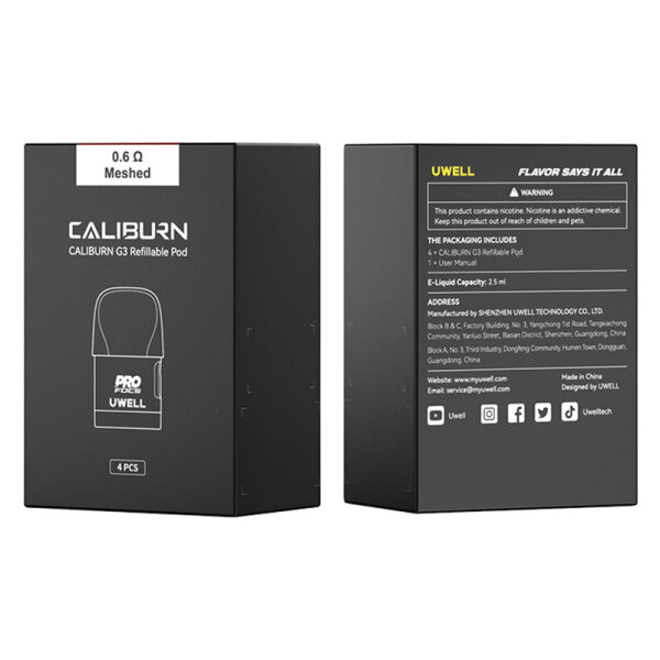 Uwell Caliburn G3 Pod Tank Verdampfer