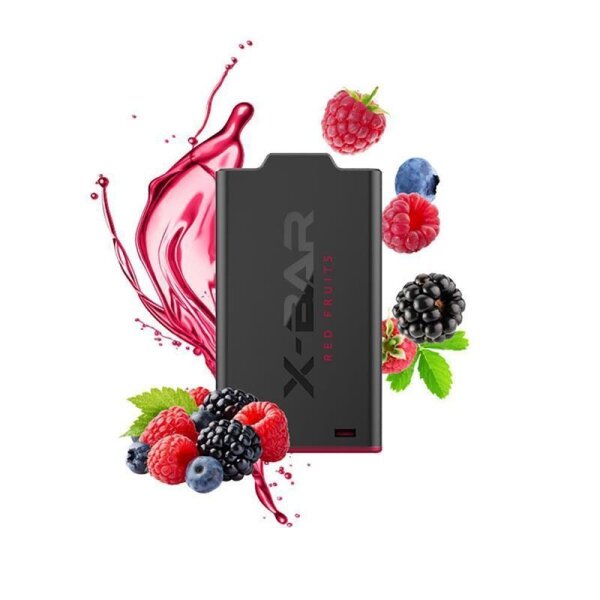 X-Bar - X-Shisha Pod 7 ml Red Fruits