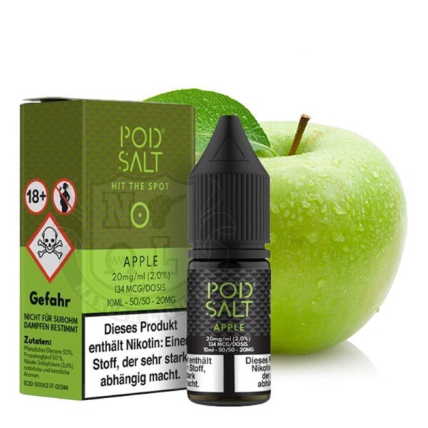 Pod Salt Core - 10ml Nikotinsalz Liquid Apple 11mg
