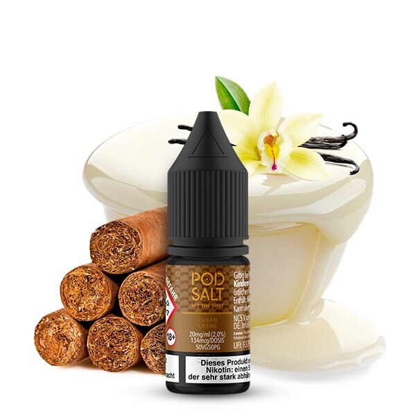 POD SALT Cuban Creme  Nikotinsalz Liquid 10ml - Nikotinmenge: 11mg