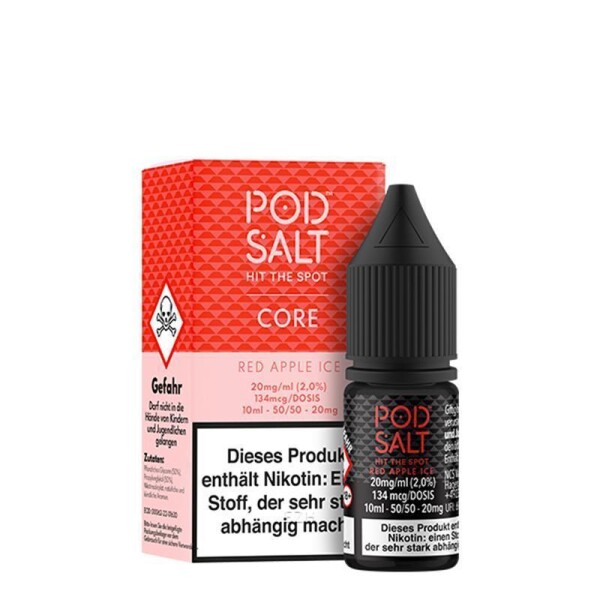 Pod Salt Core - 10ml Nikotinsalz Liquid Red Apple Ice 11mg