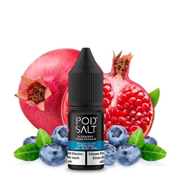 POD SALT FUSION Blueberry Pomegranate Nikotinsalz Liquid 10 ml - Nikotinmenge: 11mg