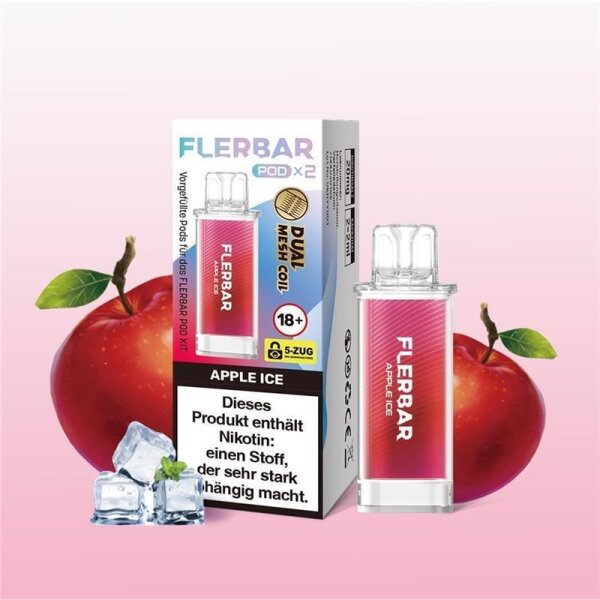 Flerbar Pod 20 mg/ml (2 Stück) Apple Ice