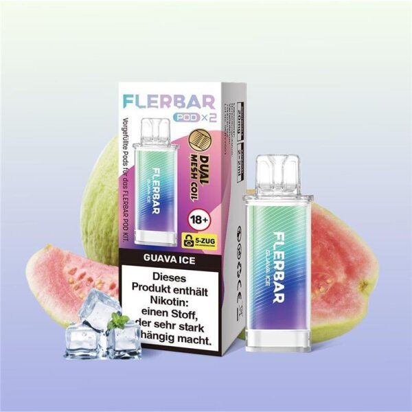 Flerbar Pod 20 mg/ml (2 Stück) Guava Ice