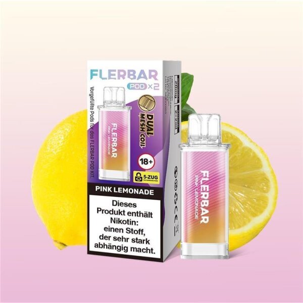 Flerbar Pod 20 mg/ml (2 Stück) Pink Lemonade