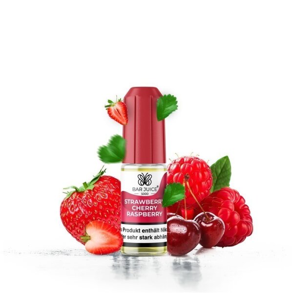Bar Juice 5000 NicSalt Liquid 10 ml Strawberry Cherry...