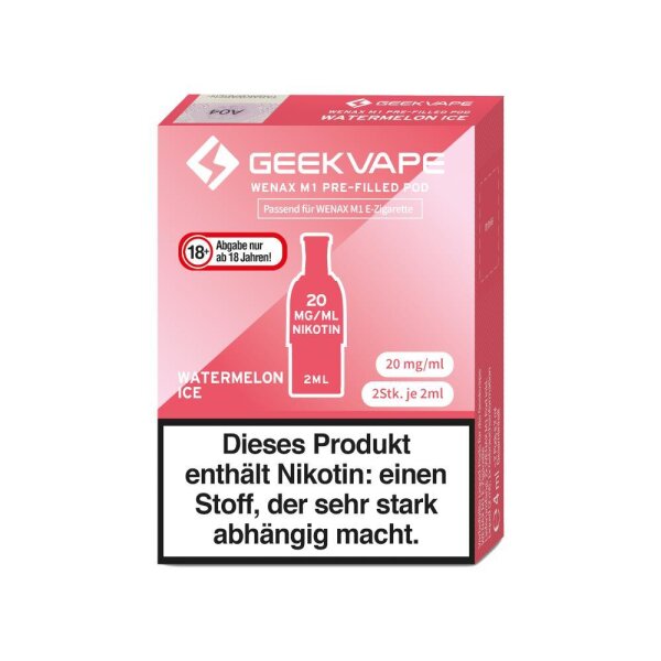 Geekvape - M1 Prefilled Pods (2 Stück) Watermelon Ice