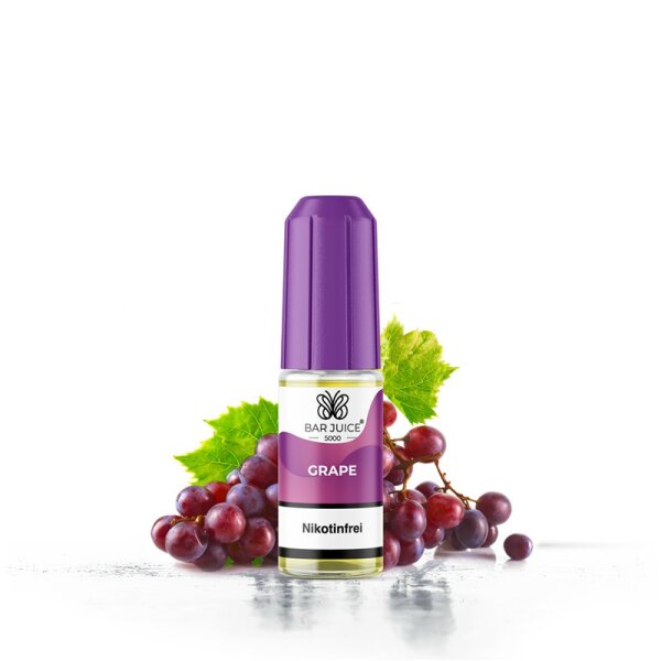 Bar Juice 5000 NicSalt Liquid 10 ml Grape 0 MG