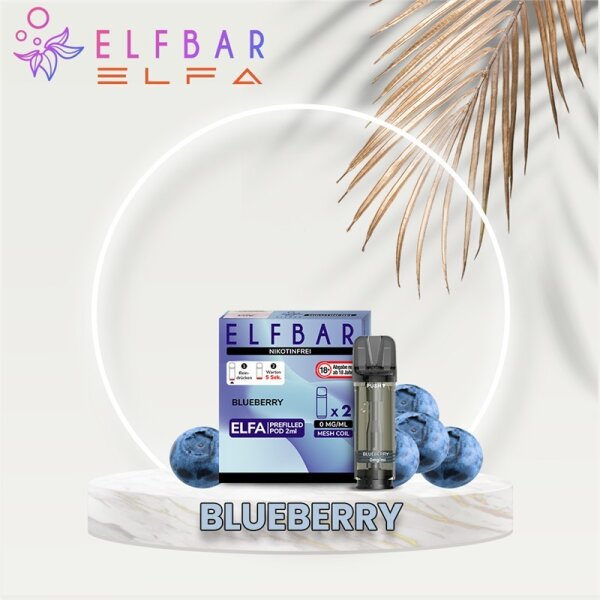 Elfbar - Elfa Prefilled Pods Nikotinfrei (2 St&uuml;ck)...