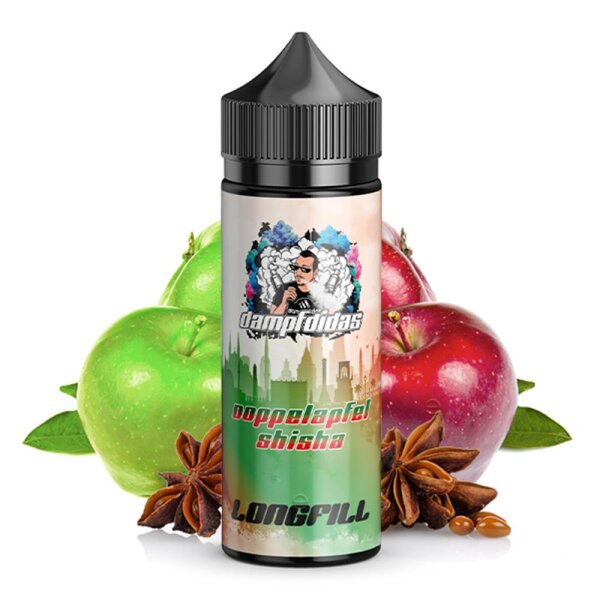 DAMPFDIDAS - Doppelapfel Shisha Longfill 10ml