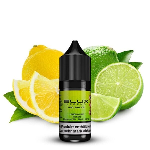 Elux - Nikotinsalz Liquid 10 ml Lemon Lime 20 mg/ml