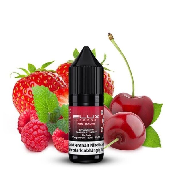 Elux - Nikotinsalz Liquid 10 ml Strawberry Raspberry...