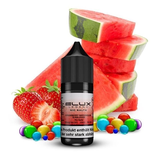 Elux - Nikotinsalz Liquid 10 ml Strawberry Watermelon...