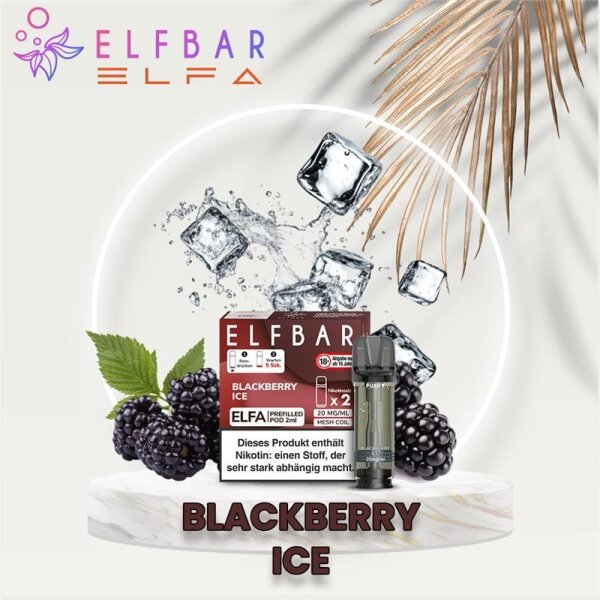 ELF BAR - ELFA Prefilled Pod (2 St&uuml;ck) Blackberry...