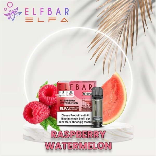 ELF BAR - ELFA Prefilled Pod (2 St&uuml;ck) Raspberry...