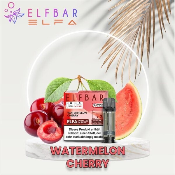 ELF BAR - ELFA Prefilled Pod (2 St&uuml;ck) Watermelon...