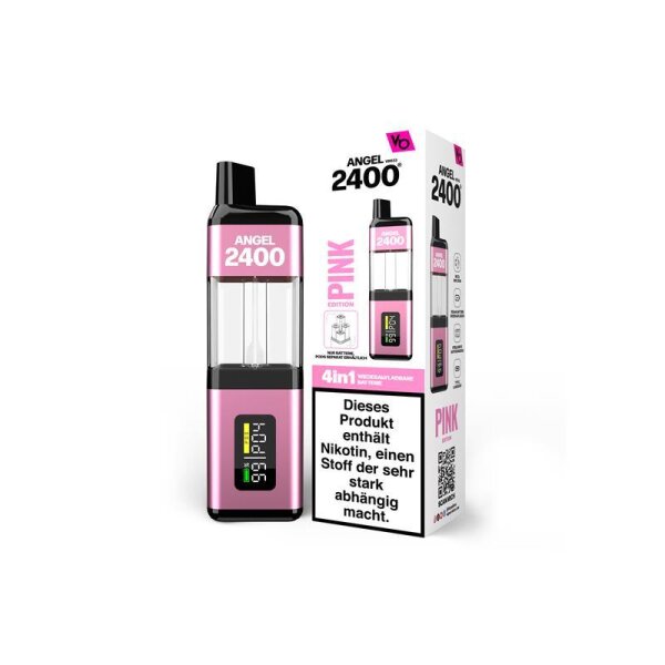 Vape Bars - Angel 2400 4 in 1 Basisgerät Pink