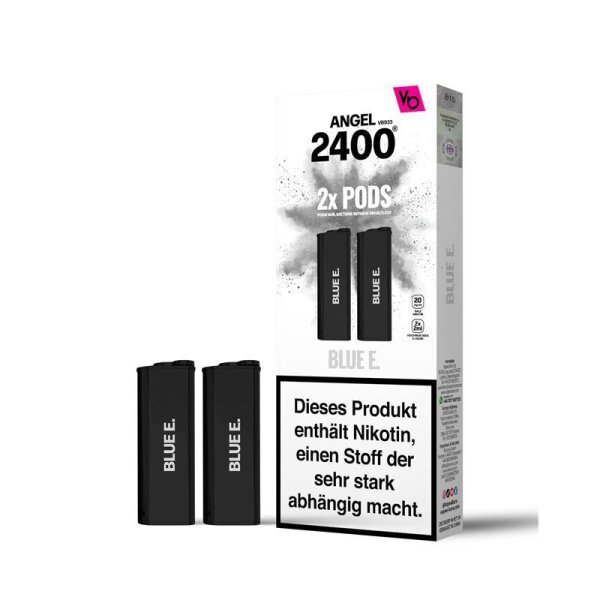 Vape Bars - Angel 2400 Prefilled Pods (2 Stück) Blue E.