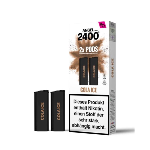 Vape Bars - Angel 2400 Prefilled Pods (2 Stück) Cola Ice