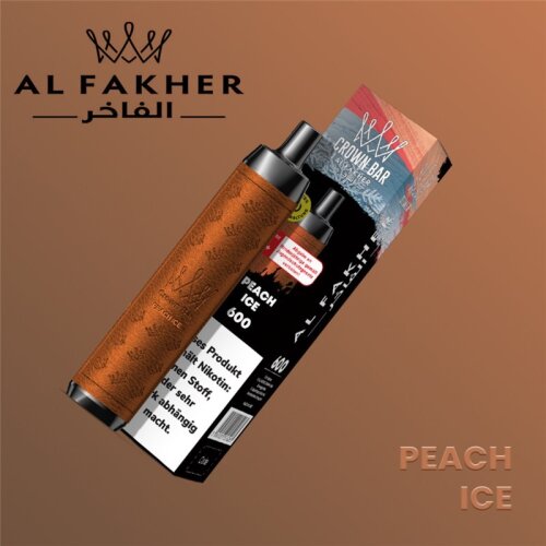 Al Fakher Crown Bar 600 Peach Ice