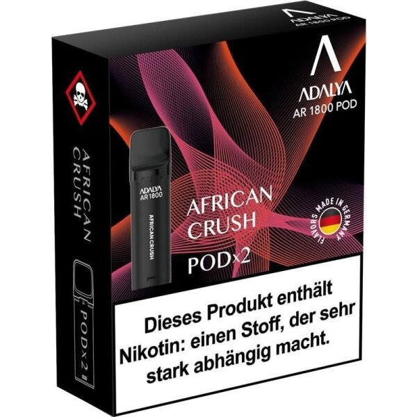 Adalya Alpha Prefilled Pods AFRICAN CRUSH
