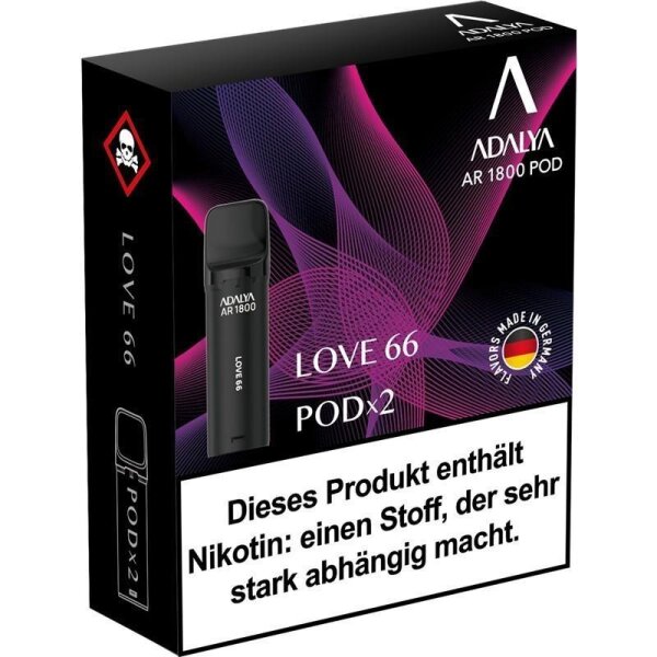 Adalya Alpha Prefilled Pods LOVE 66
