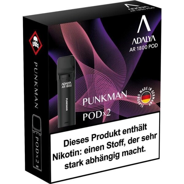 Adalya Alpha Prefilled Pods PUNKMAN