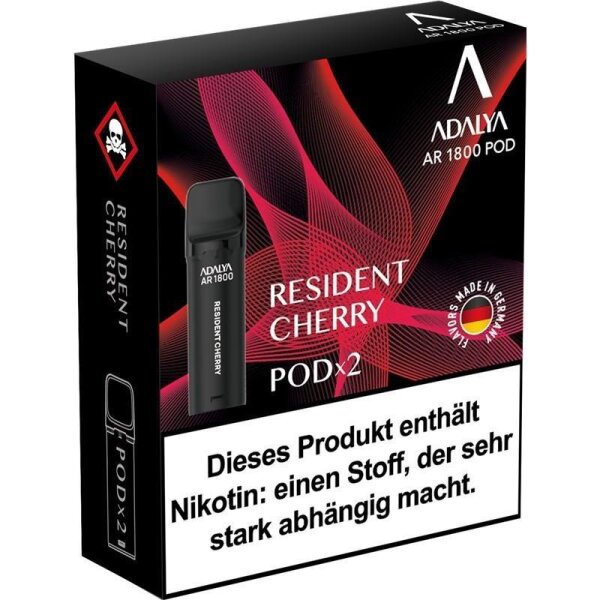 Adalya Alpha Prefilled Pods RESIDENT CHERRY