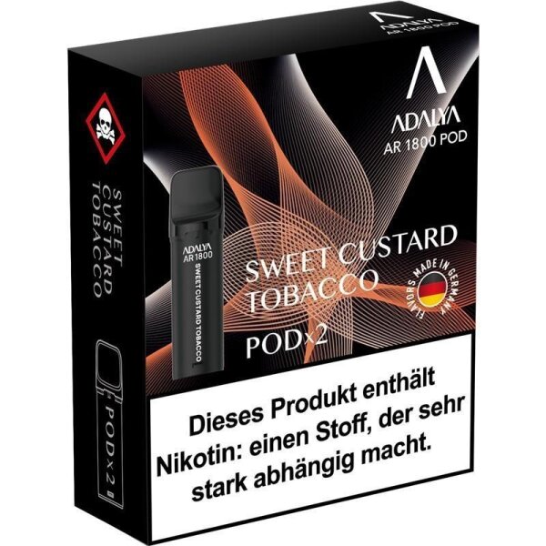 Adalya Alpha Prefilled Pods SWEET CUSTARD TOBACCO